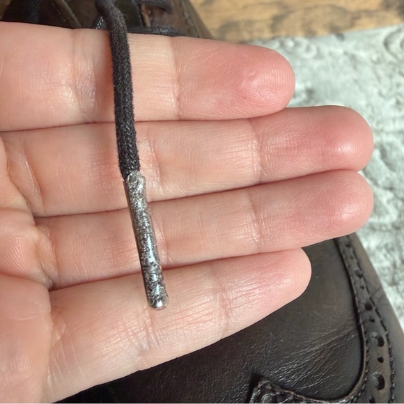 Ecco Men's Melbourne Wing Tip Oxford Shoes Sz 8 Cocoa Brown Office Comfort EUC - Picture 13 of 13